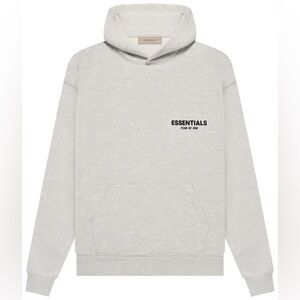 Essentials Fear of God Light Oatmeal Hoodie SS22 | XXS–XXL